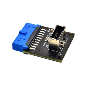 1Pcs Motherboard Expansion Card USB3.0 Front 19PIN to 3.1 TYPE-E 20PIN Adapter m - Picture 1 of 11