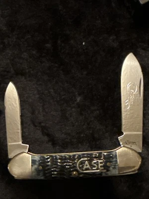 2009 Case XX  Silver Script Mediterranean 1st Run Canoe # 62131 SS RARE - Image 1 of 4