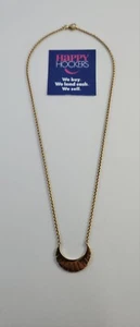 9CT YELLOW GOLD JAN LOGAN THIN BELCHER LINK CHAIN WITH ATTACHED PENDANT - Picture 1 of 6