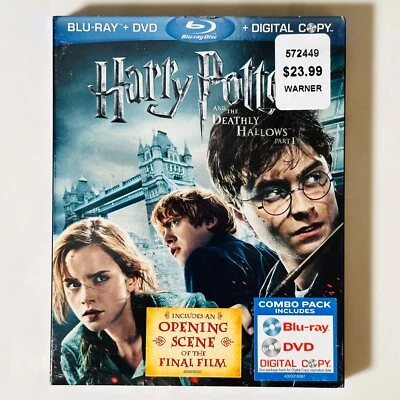 Harry Potter and The Deathly Hallows Part 1  Blu-ray - New / Sealed - Slip Cover - Image 1 of 4