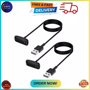 Charger Cable Replacement for Fitbit Inspire 3 (2 Pack/3.3Ft) - Picture 1 of 9