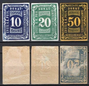 #527 - Österreich - 1887 - Donaudampfschiffahrtsgesellschaft - Foto 1 di 1