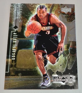 Allen Iverson # 66 BLACK DIAMOND NBA 1998-99 Upper Deck Philadelphia 76ers Mint - Bild 1 von 5