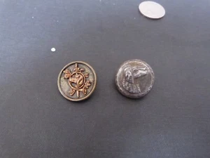 VTG Antique metal button lot Victorian dog fox hound labrador retriever 7/8 #54 - Picture 1 of 18