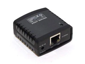 USB 2.0 Print Server 1 Port for Network Sharing of USB Printers Multiple OS S... - Picture 1 of 6