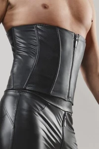Mens Cross-dressing Waist Corset Clubwear - Picture 1 of 9