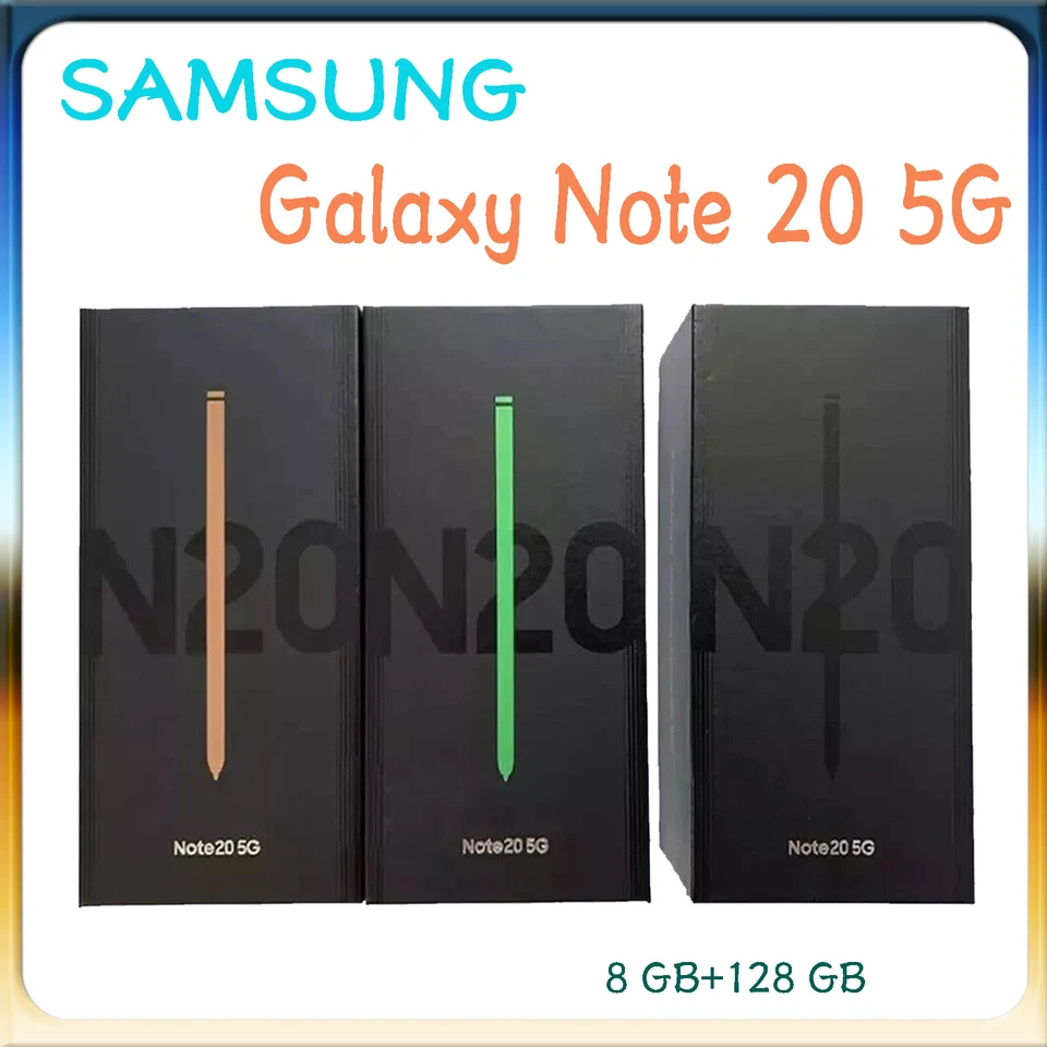 Neu Original Samsung Galaxy Note 20 5G 128GB 8GB RAM Smartphone - Freigeschaltet - Bild 1 von 4
