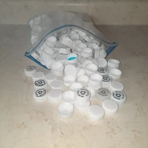 Soda Pop Bottle Caps Lids Plastic Gallon Size Bag - Picture 1 of 4