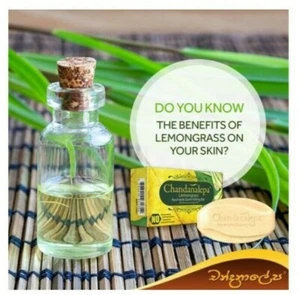 Chandanalepa Lemongrass Ayurveda Germ Killing Bar,100% Sri Lankan Product - Picture 1 of 4