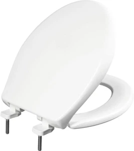790TDGSL 000 Commercial Heavy Duty Front Plastic Toilet Seat with Cover Will Slo - Picture 1 of 10
