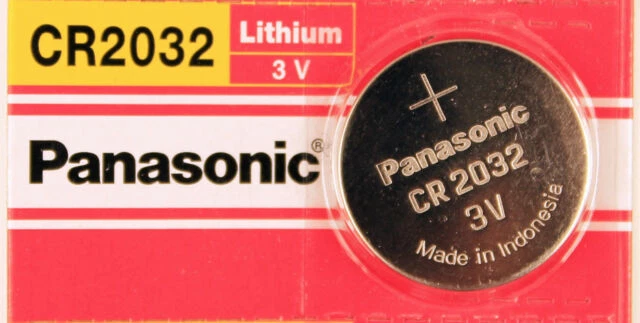 Panasonic PIPANCR2032/5B CR2032 Coin Battery