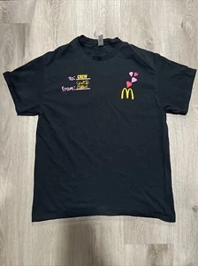 McDonalds Crew Cardi B Offset Large Black Promo Valentines Tshirt - Picture 1 of 2