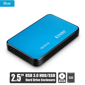 2.5 INCH SATA III SSD HDD HARD DISK DRIVE BOX EXTERNAL USB ENCLOSURE CASE BLACK