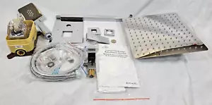 Chrome Shower Faucet Set 12"Rainfall Shower Head Combo System w/ Mixer Valve Kit - Picture 1 of 22