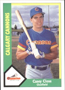 1990 Calgary Cannons CMC #19 Casey Close