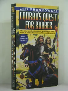 1st,signed by artist,Stargard 6:Conrad's Quest for Rubber by Leo Frankowski(1998 - Picture 1 of 3