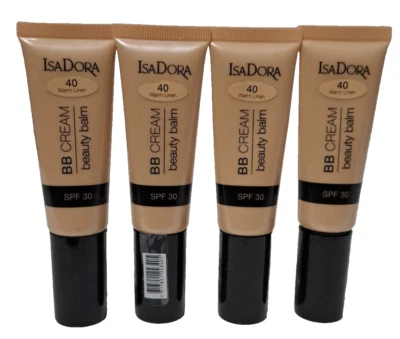 (4x30ml) IsaDora 40 Warm Linen BB-CREME Schönheitsbalsam LSF 30 BB-CREME - Bild 1 von 4
