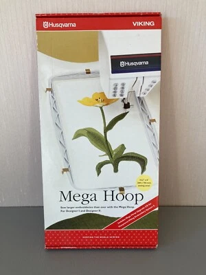 Husqvarna Viking Embroidery Mega Hoop Designer I Designer II Series + Upgrade CD - Image 1 of 2