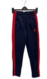 Puma Boy's Navy Blue And Red Elastic Drawstring Waist Basketball Pants Size XL - Picture 1 of 10