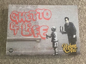 Ghetto 4 Life - Graffiti Banksy Urban Art (1000 piezas, 2020) nuevo - Imagen 1 de 2