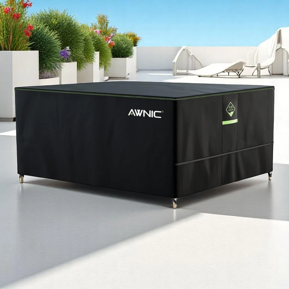 ML-WOHNEN Abdeckung Gartenmöbel Winterfest 150x120x71cm Schwerlast 420D Oxford Gewebe UV