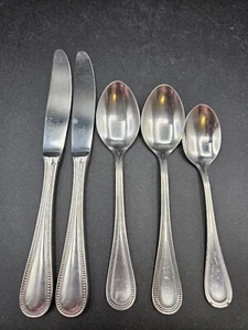 Handtuch Perlen Antik Korea 18/8 Edelstahl Konvolut 5 Besteckteile  - Bild 1 von 6