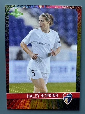 2023 Parkside NWSL Stars of the NWSL #47 Haley Hopkins RC /100 Shimmer - Image 1 of 2