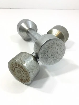 Juego de dos mancuernas de colección Joe Weider de 5 libras de peso total para gimnasio Foto 1 de 4