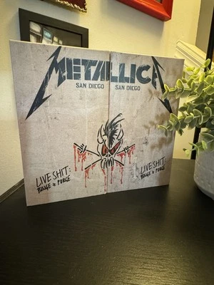 Metallica Live Shit Binge and Purge San Diego VHS Cassette Tape Set - Image 1 of 4