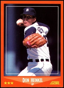 1988 Score Rookie & Traded #79T Don Heinkel - RC FREE SHIPPING! - Picture 1 of 2