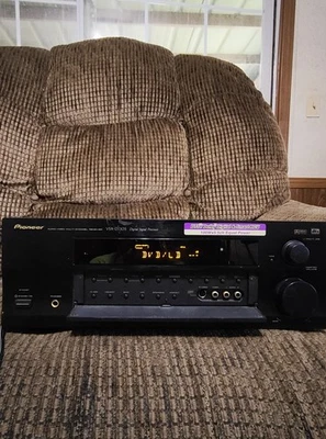 Pioneer VSX-D710S Multi Channel Receiver Audio Video Dolby Turns On For Parts - Image 1 of 4