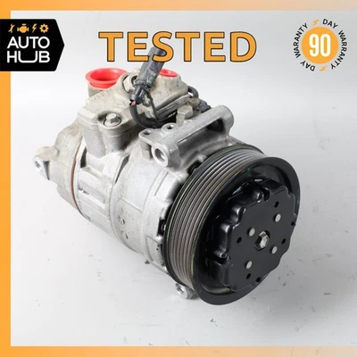 Compressor de ar condicionado Porsche Cayenne 958 4.8L CA A/C fabricante de equipamento original - Imagem 1 de 4