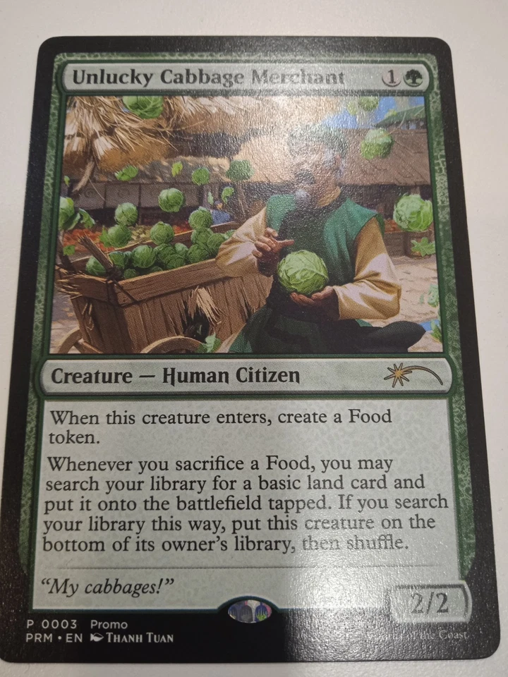 Unlucky Cabbage Merchant -  Standard Showdown Promo Avatar - MTG - Image 1 of 1