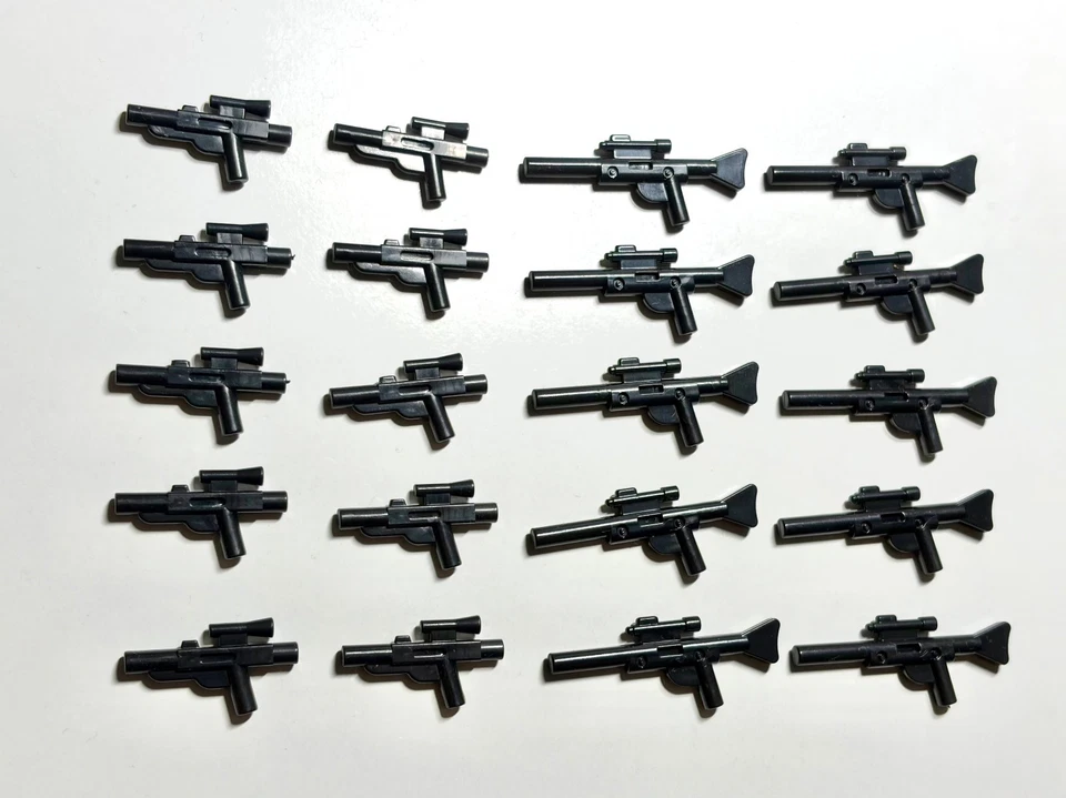 Pacote com 20 acessórios compatíveis com Lego Star Wars Blasters moldados personalizados variedade - Imagem 1 de 1