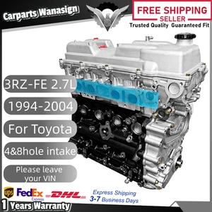 3RZFE Long Block Engine Assembly For Toyota 4runner 2.7L 1994-04 4&8 Port Intake - Picture 1 of 14