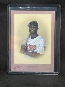 2005 Donruss Zenith Studio Portraits Torii Hunter Red /60 Twins A4 - Picture 1 of 2