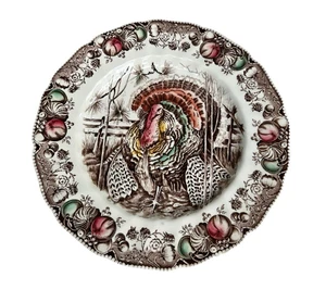 Johnson Brothers His Majesty Turkey Dinner Plates @ 10.25 Inches - Picture 1 of 4