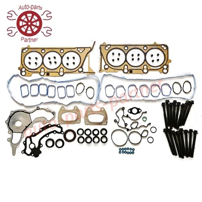 Cylinder Head Gasket Set w/Bolts for Jeep Grand Cherokee Wrangler 3.6L 2016-2021 Foto 1 de 4