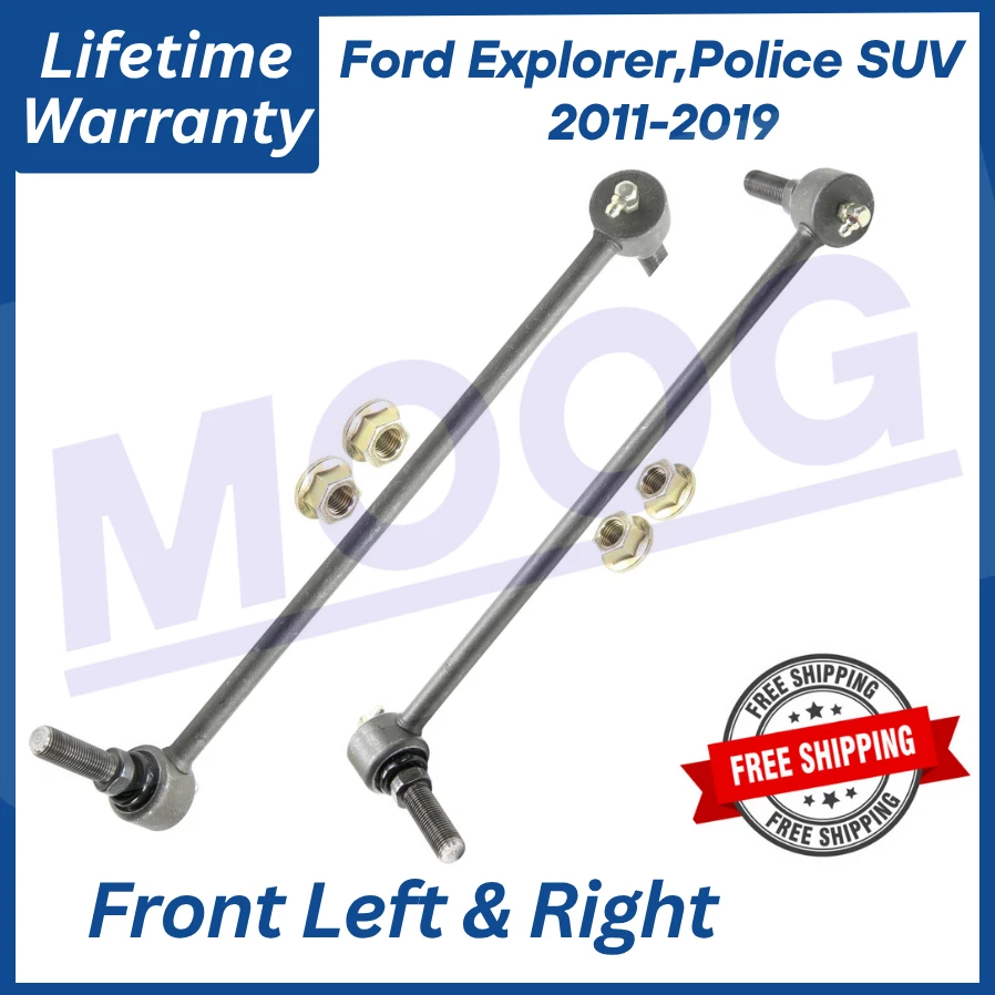 MOOG OEM Front Sway Bars For 2011-2019 Ford Explorer Police SUV, 9 Year Warranty - Image 1 of 4