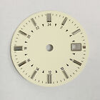 31MM Beige Non-luminous Single Calendar Watch Dial for Japanese NH34 Movement
