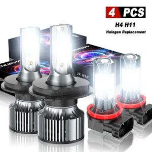 For Suzuki Swift 2007-2017 White LED High Low Beam Headlight + Fog Light Bulbs - Picture 1 of 20