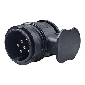 Anhängeradapter 13 pol Stecker zu 7 pol Dose 12V Anschluss Adapter Trailer KFZ - Bild 1 von 8