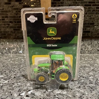 Athearn precision diecast 1/50 scale John deere 6420 Tractor w/cab green/yellow - Image 1 of 4