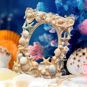 10pcs Vintage Relief Material Frame Scrapbook DIY Photo Album Collage Journal - Picture 1 of 13
