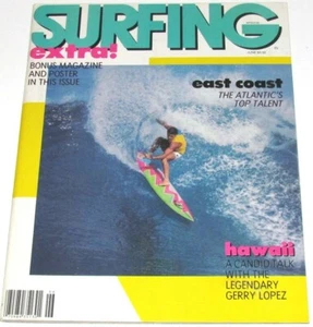 Vintage 1985 Surfing Magazine Pullout Poster Vol21#6  Mint Lopez Tompson Photo  - Foto 1 di 4