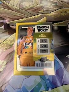 2022 Chronicles Racing Contenders Optic Season Ticket Silver Kyle Busch DAMAGED - Picture 1 of 2