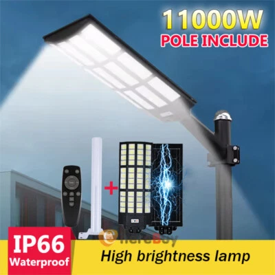 1680 LED Solar Flood Light Motion Sensor Security Wall Yard Garden Outdoor Lamp - Image 1 of 4
