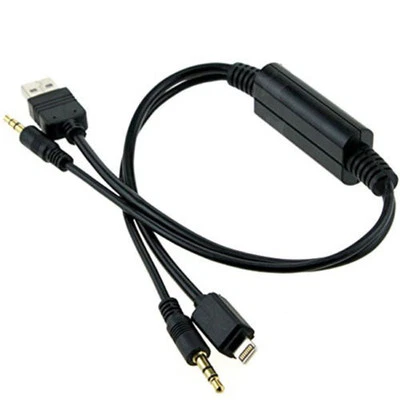 Car USB 3.5MM AUX Adapter Interface Cable for BMW MINI Cooper for iPod iphone - Image 1 of 2