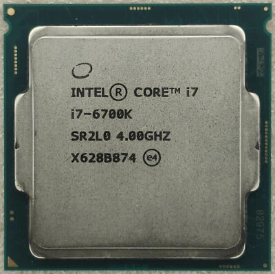 6th Gen Intel Core i7-6700K LGA 1151 CPU Processor 4GHz 8MB Quad Core SR2L0 - Image 1 of 2