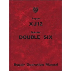 Manuale Officina Jaguar XJ12 & Daimler Doppio Six Serie 2 1974, 75, 76, 77 & 78 - Foto 1 di 3